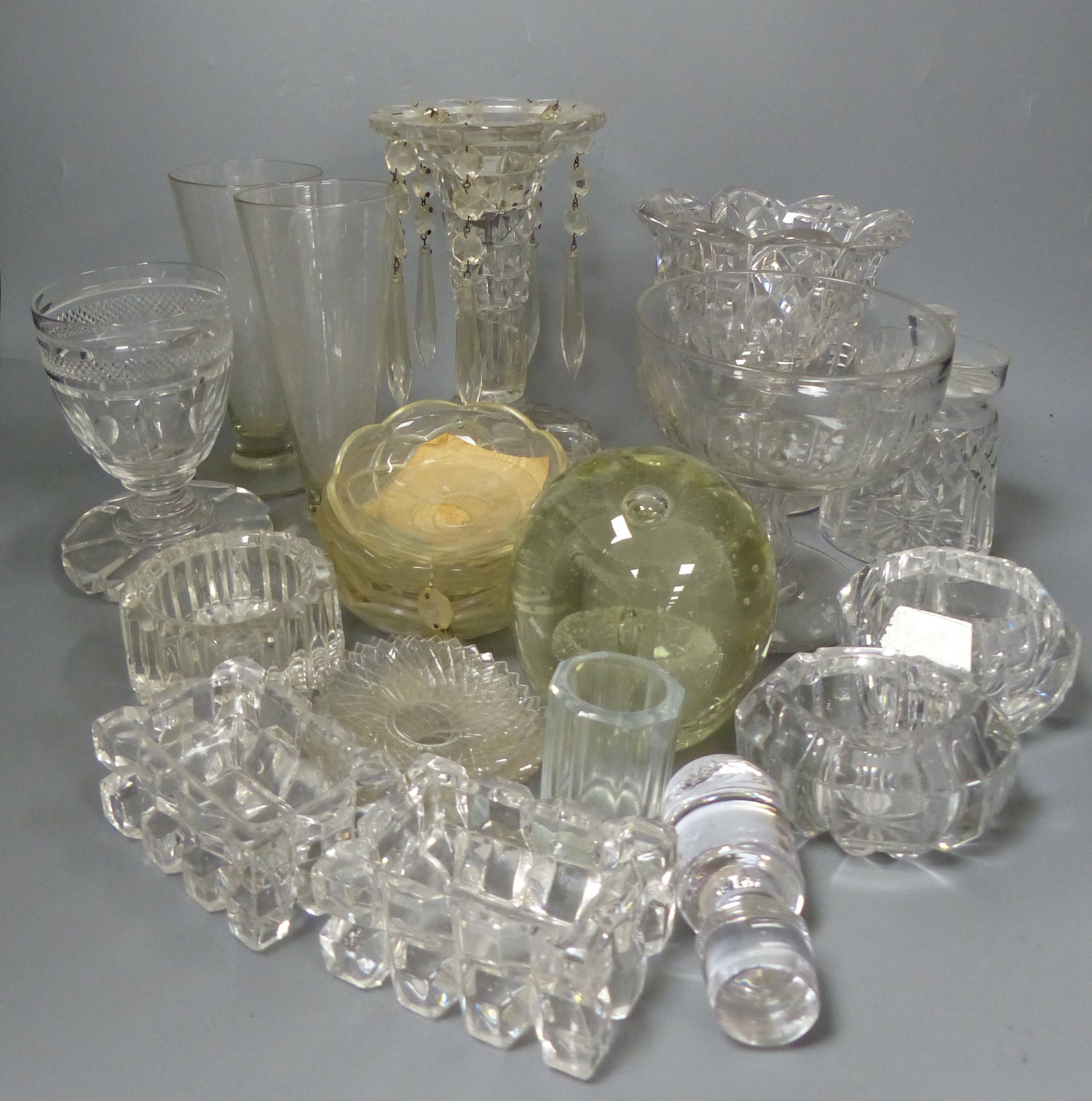 A quantity of mixed glass